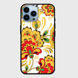 Чехол для iPhone 14 Pro Max Хохлома