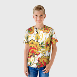 Детская футболка 3D Хохлома - фото 2