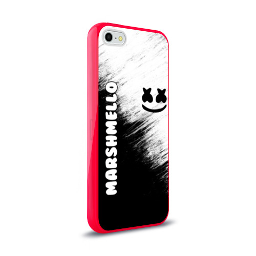 Чехол для iPhone 5/5S глянцевый Marshmello 3 Фото 01 Чехол для iPhone 5/5S глянцевый Marshmello 3 Фото 01
