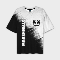 Мужская футболка oversize 3D Marshmello 3