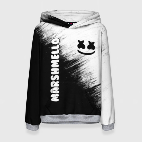 Женская толстовка 3D Marshmello 3 Фото 01 Женская толстовка 3D Marshmello 3 Фото 01