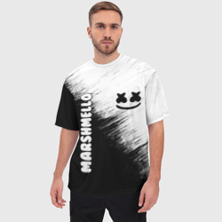 Мужская футболка oversize 3D Marshmello 3 - фото 2