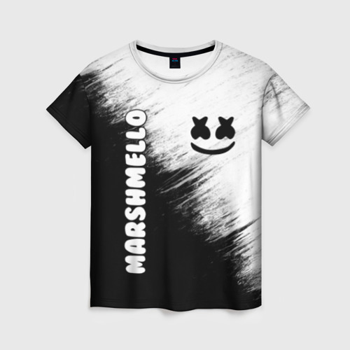 Женская футболка 3D Marshmello 3 Фото 01 Женская футболка 3D Marshmello 3 Фото 01
