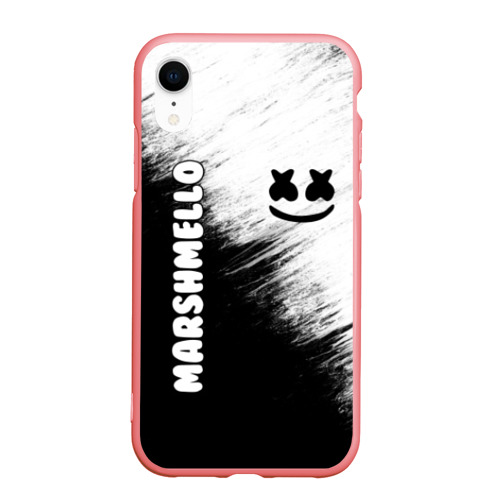 Чехол для iPhone XR матовый Marshmello 3 Фото 01 Чехол для iPhone XR матовый Marshmello 3 Фото 01