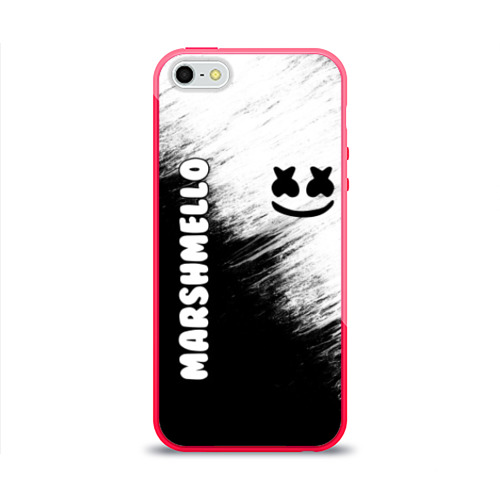 Чехол для iPhone 5/5S глянцевый Marshmello 3 Фото 01 Чехол для iPhone 5/5S глянцевый Marshmello 3 Фото 01