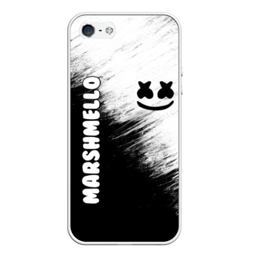 Чехол для iPhone 5/5S матовый Marshmello 3 Фото 01 Чехол для iPhone 5/5S матовый Marshmello 3 Фото 01
