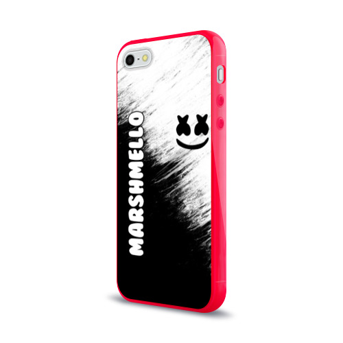 Чехол для iPhone 5/5S глянцевый Marshmello 3 Фото 01 Чехол для iPhone 5/5S глянцевый Marshmello 3 Фото 01