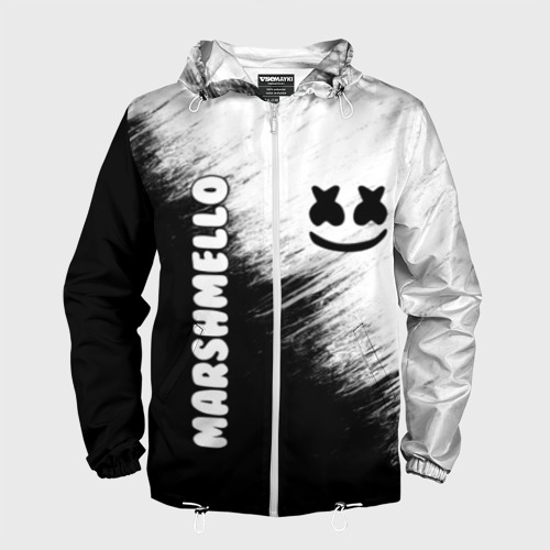 Мужская ветровка 3D Marshmello 3 Фото 01 Мужская ветровка 3D Marshmello 3 Фото 01