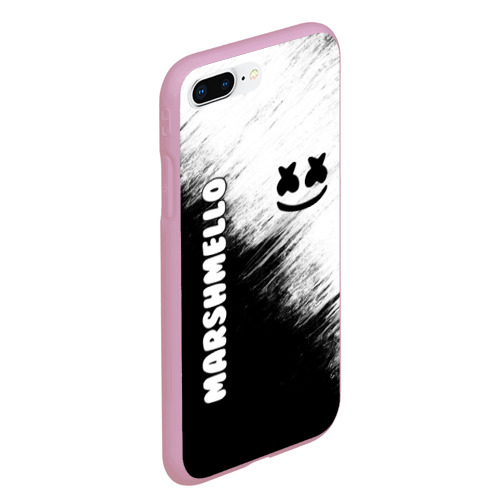 Чехол для iPhone 7Plus/8 Plus матовый Marshmello 3, цвет розовый - фото 3
