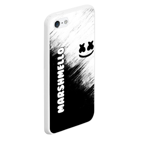 Чехол для iPhone 5/5S матовый Marshmello 3 Фото 01 Чехол для iPhone 5/5S матовый Marshmello 3 Фото 01