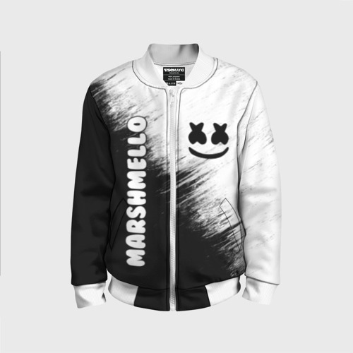Детский бомбер 3D Marshmello 3 Фото 01 Детский бомбер 3D Marshmello 3 Фото 01