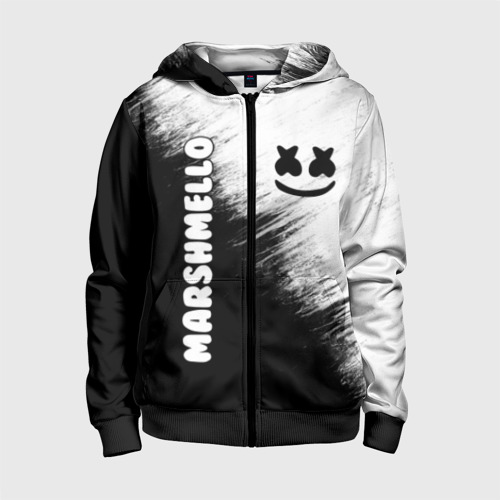 Детская толстовка 3D на молнии Marshmello 3 Фото 01 Детская толстовка 3D на молнии Marshmello 3 Фото 01