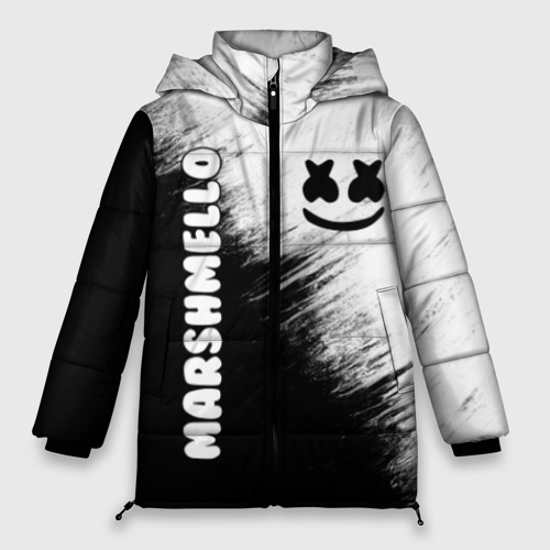 Женская зимняя куртка Oversize Marshmello 3, цвет черный