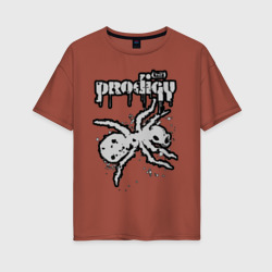 The Prodigy – Женская футболка хлопок Oversize с принтом купить со скидкой в -16%