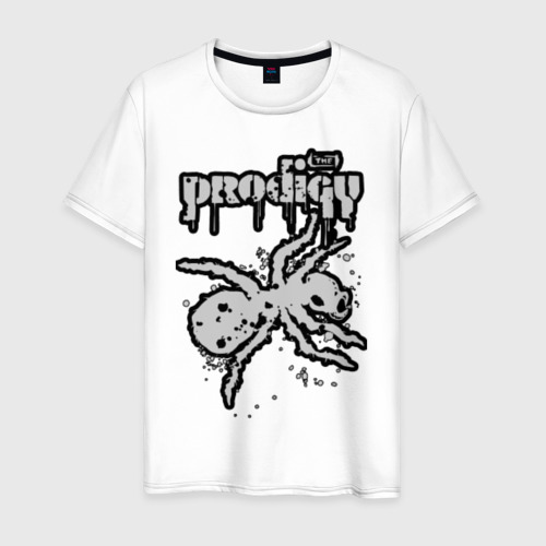 Мужская футболка хлопок The Prodigy, цвет белый
