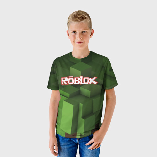 Детская футболка 3D Roblox, цвет 3D печать - фото 3