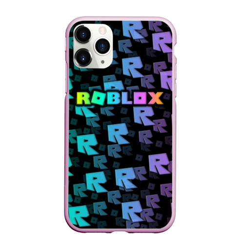 Чехол для iPhone 11 Pro Max матовый Roblox, цвет розовый