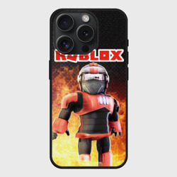 Чехол силиконовый для Apple iPhone 15 Pro матовый Roblox