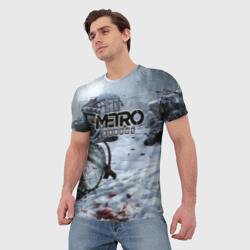 Мужская футболка 3D Metro Exodus - фото 2