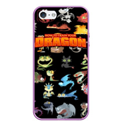 Чехол для iPhone 5/5S матовый How to Train Your Dragon