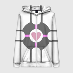 Женская толстовка 3D на молнии Куб Компаньон