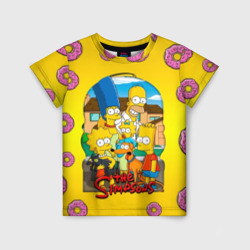 Детская футболка 3D Симпсоны 2
