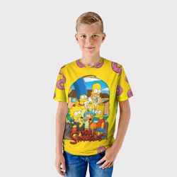 Детская футболка 3D Симпсоны 2 - фото 2