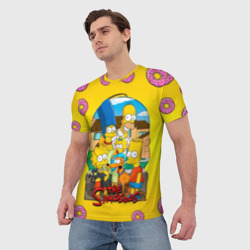 Мужская футболка 3D Симпсоны 2 - фото 2