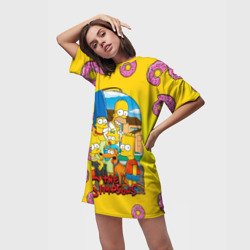 Платье-футболка 3D Симпсоны 2 - фото 2