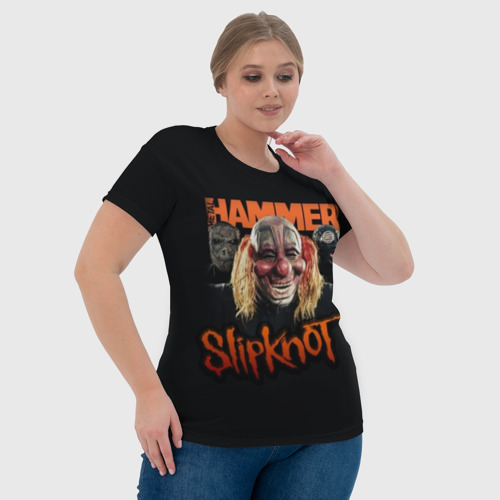 Женская футболка 3D Slipknot, цвет 3D печать - фото 6