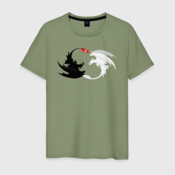 Мужская футболка хлопок Как приручить дракона