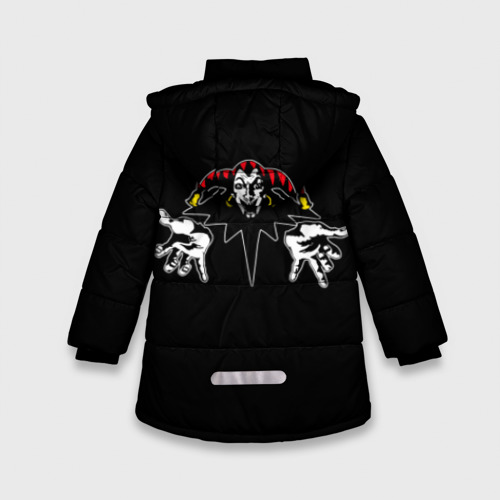 Зимняя куртка для девочек 3D Король и Шут, цвет светло-серый - фото 2