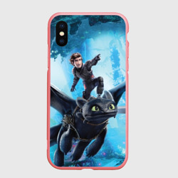 Чехол для iPhone XS Max матовый Как приручить дракона 3