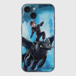 Чехол для iPhone 15 силиконовый с защитой камеры Как приручить дракона 3