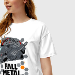 Женская футболка хлопок Oversize Titanfall - фото 2