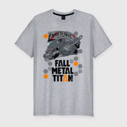 Мужская футболка хлопок Slim Titanfall