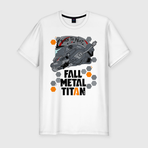 Мужская футболка хлопок Slim Titanfall