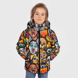 Зимняя куртка для мальчиков 3D Веселые собаки - фото 2