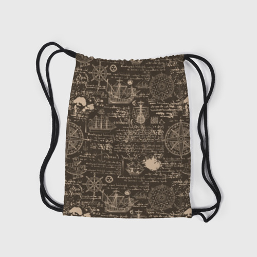 Рюкзак-мешок 3D Старая рукопись путешественника - фото 7