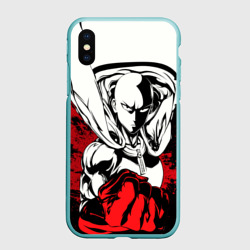 Чехол для iPhone XS Max матовый Сайтама Saitama