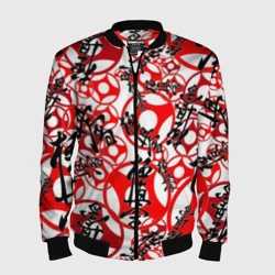 Мужской бомбер 3D Каратэ киокушинкай - эмблемы