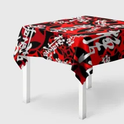 Скатерть 3D Каратэ киокушинкай паттерн