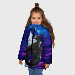Зимняя куртка для девочек 3D Как приручить дракона - фото 2
