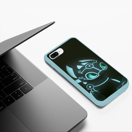 Чехол для iPhone 7Plus/8 Plus матовый Как приручить дракона, цвет мятный - фото 5