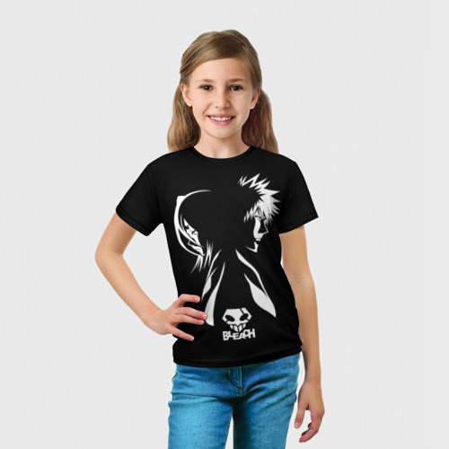 Детская футболка 3D Bleach minimal, цвет 3D печать - фото 5