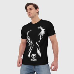 Мужская футболка 3D Bleach minimal - фото 2