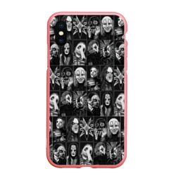 Чехол для iPhone XS Max матовый Slipknot