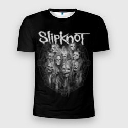 Мужская футболка 3D Slim Slipknot