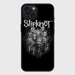 Чехол силиконовый для Apple iPhone 15 матовый Slipknot