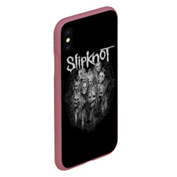 Чехол для iPhone XS Max матовый Slipknot - фото 2